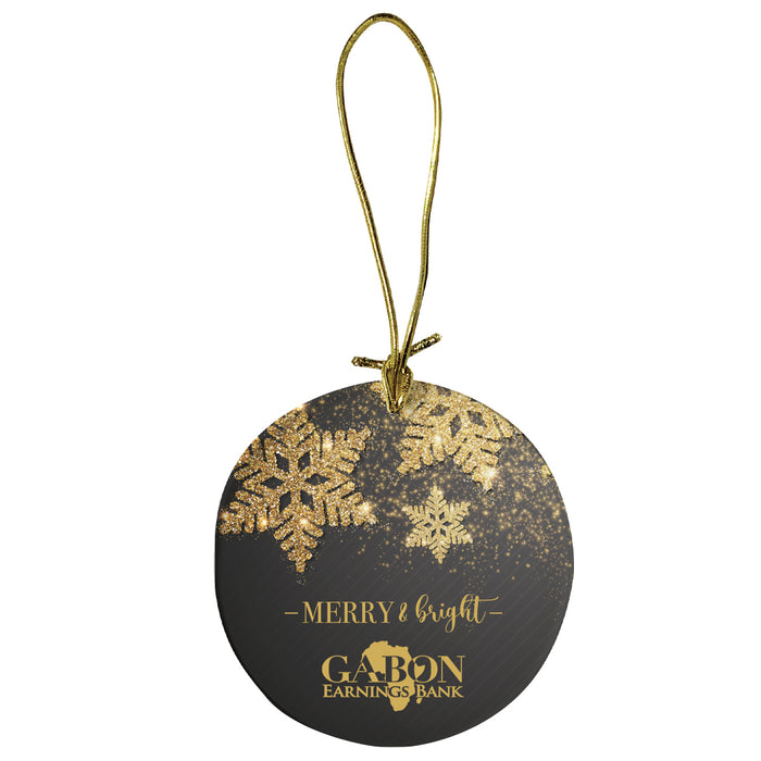 Full Color Printed Acrylic Round Ornament