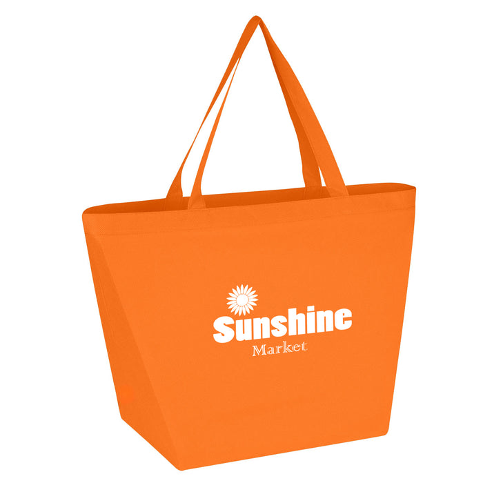 Non-Woven Budget Tote Bag With 100% Rpet Material