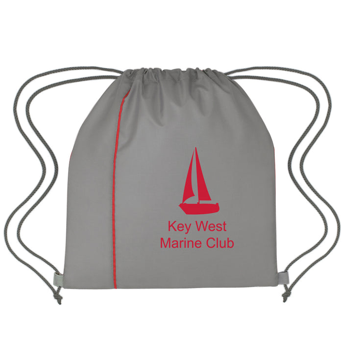 Reversible Sports Drawstring Bag Backpack