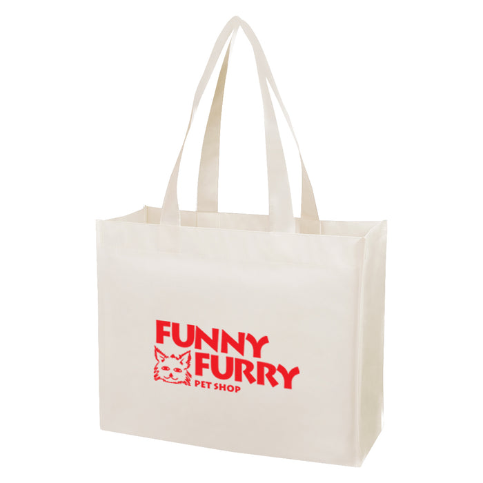 Matte Laminated Non-Woven Shopper Tote Bag