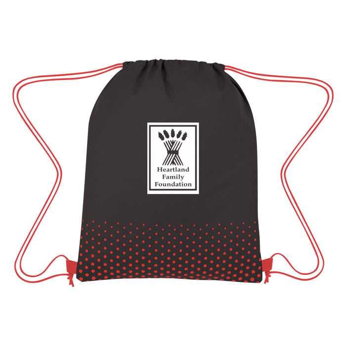 Connect the Dots Non-Woven Drawstring Bag