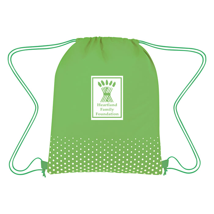 Connect the Dots Non-Woven Drawstring Bag