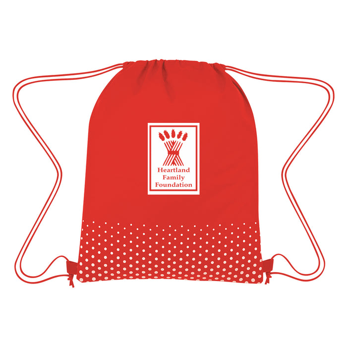 Connect the Dots Non-Woven Drawstring Bag