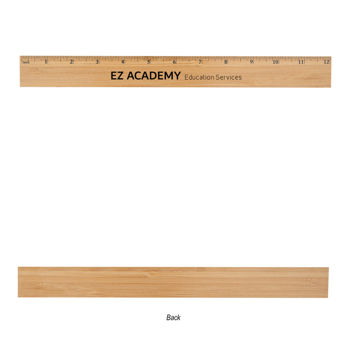 12" Bamboo Ruler