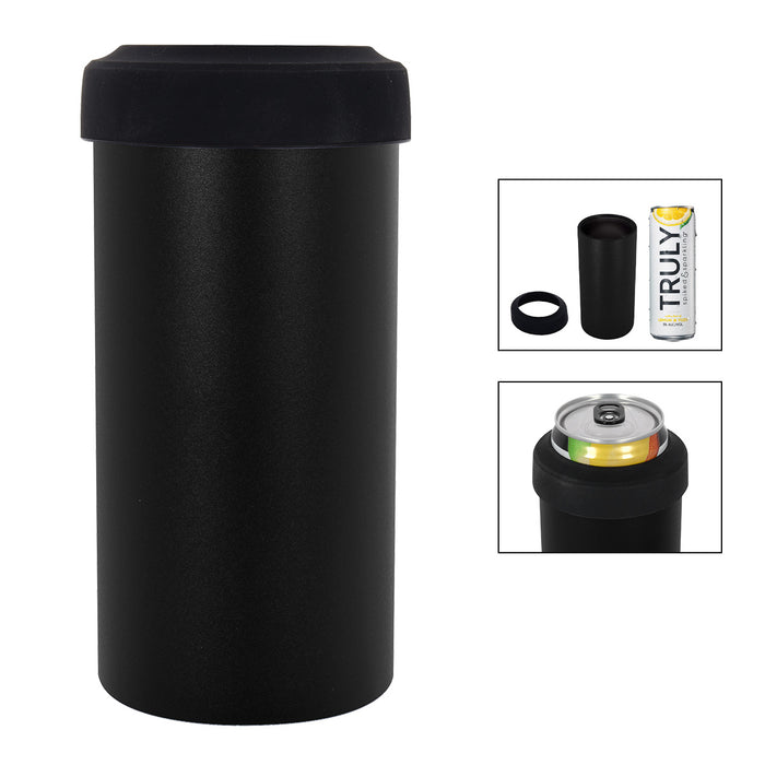 12 Oz. Full Color Slim Stainless Steel Insulated Can Holder