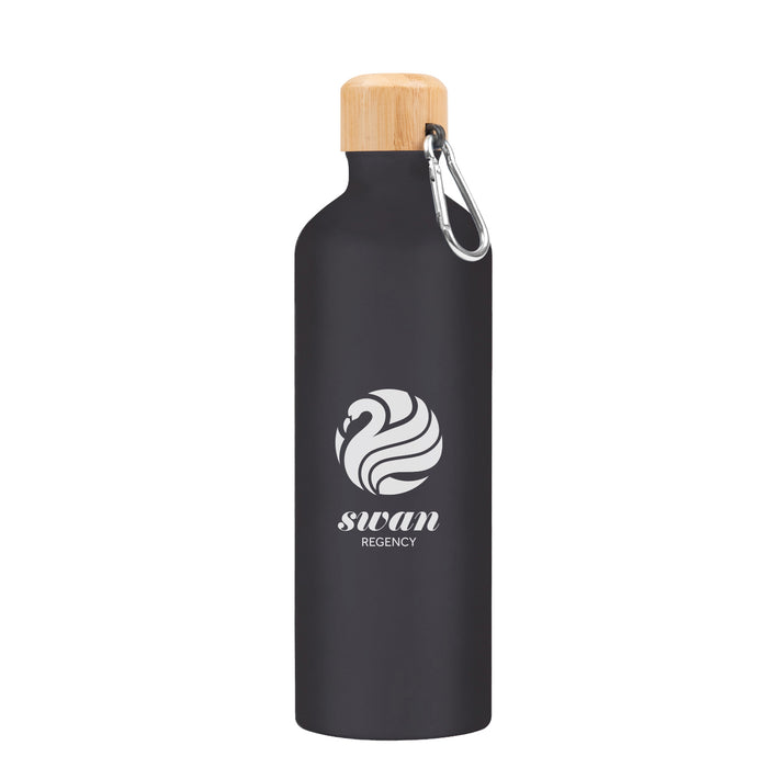 25 Oz. Aluminum Tundra Bike Bottle With Bamboo Lid