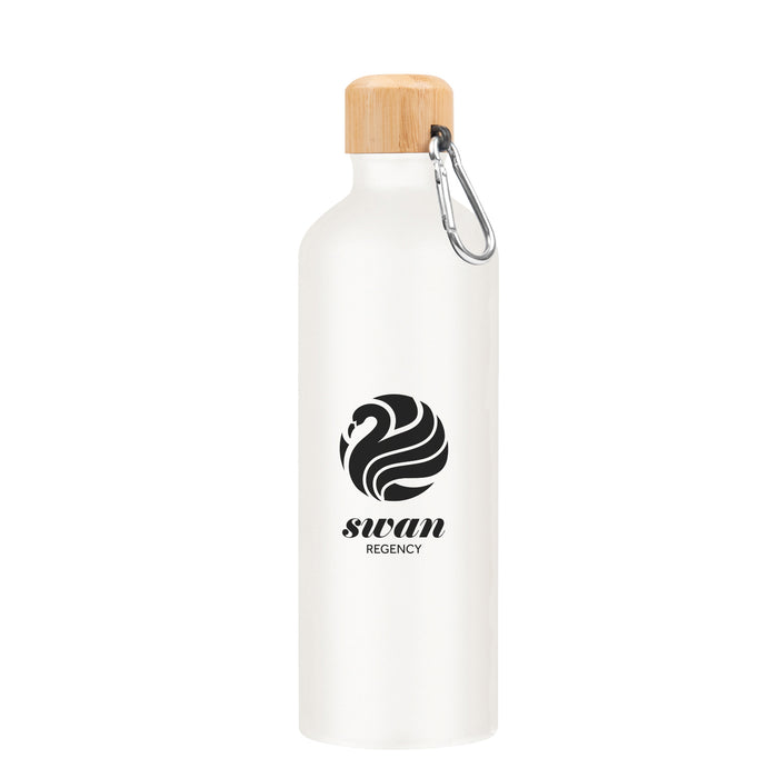 25 Oz. Aluminum Tundra Bike Bottle With Bamboo Lid