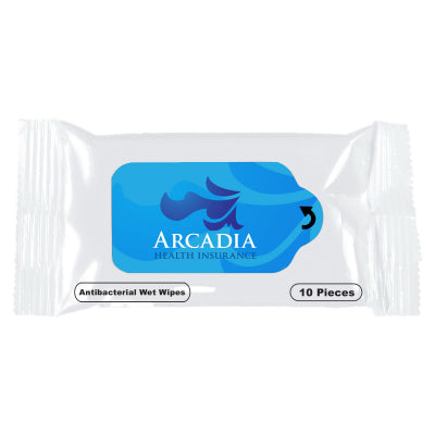 Antibacterial Wet Wipe Packet