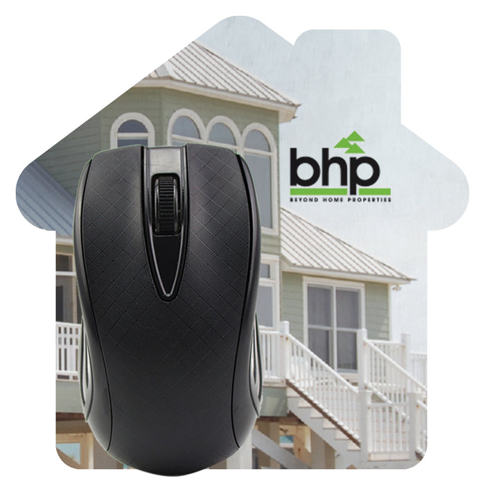 House Shaped Full Color Computer Mouse Pad