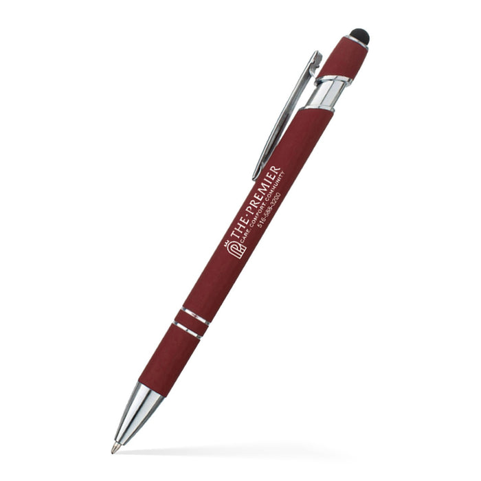 Alexandria Full Color Satin-Touch Stylus Pen