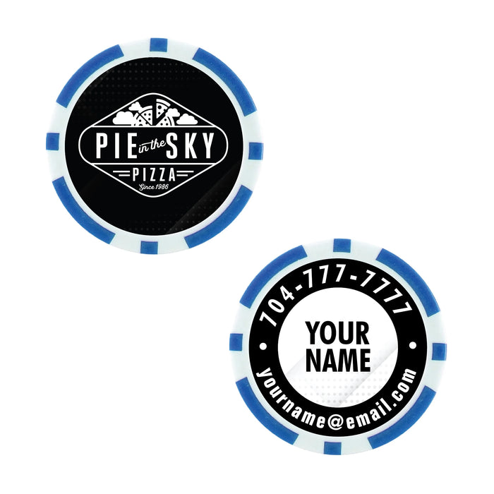 Full Color Double Sided Promo Poker Chips