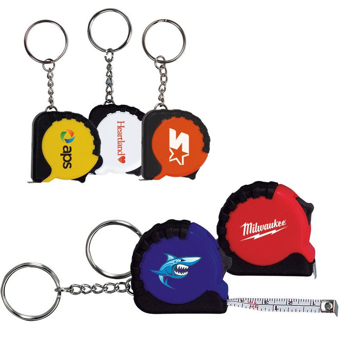 Mini Tape Measure with Keychain