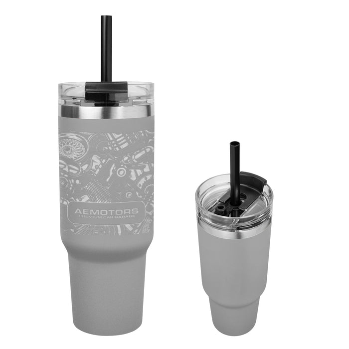 40 Oz. Full Laser Naomi Intrepid Stainless Steel Tumbler