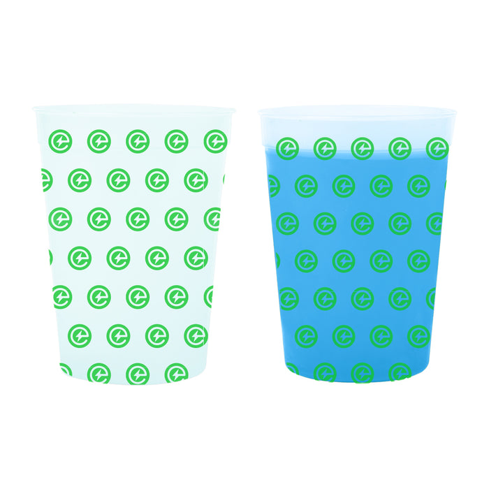 12 Oz. Full Color Printed Color Changing Stadium Cup