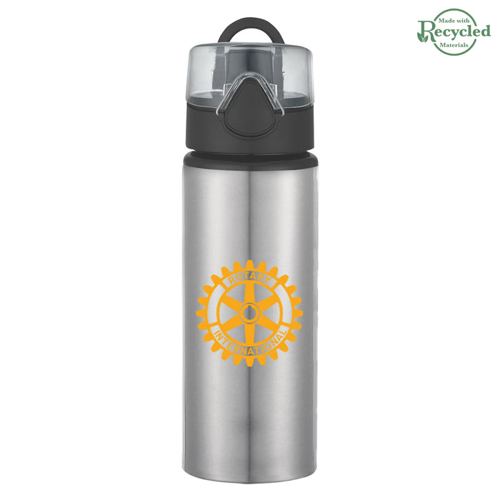 25 Oz. Aluminum Sports Bottle With Flip-Top Lid