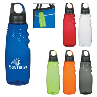 24 Oz. Crest Carabiner Sports Bottle